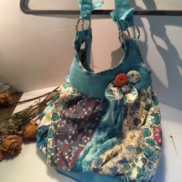Chateau Boho Shoulderbag Floral Tye-dye - Picture 1 of 5